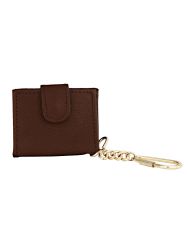 JL Collections Brown Leather Key Holder