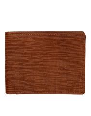 JL Collections Men's Brown Genuine Leather Wallet (6 Card Slots)