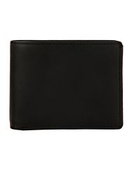 JL Collections Men's Black Genuine Leather Wallet (18 Card Slots)