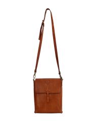 JL Collections Unisex Tan Leather Shoulder sling Bag (Code - JL_SB_3441)