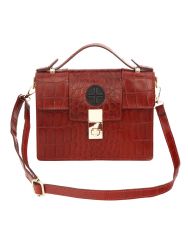 JL Collections Women Brown Leather Shoulder sling Bag (Code - JL_SB_3450)