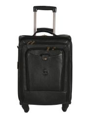 JL Collections 22 Inches Leather Trolley Bag