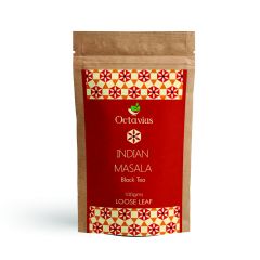 Octavius Indian Masala Black Tea (chai) Loose Leaf 100 Gms - Food & Beverages