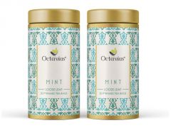 Octavius Mint Green Tea Whole Leaf Pyramid Tea Bags(pack Of 2) - Tea