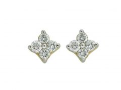 Avsar Real Gold and Diamond  Aarvika Earring ( Code - AVE142N )