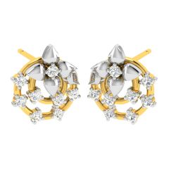 Avsar Real Gold and Diamond Kinjal Earring (Code - AVE341YB)