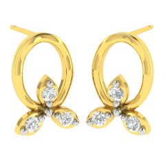 Avsar Real Gold and Diamond Samiksha Earring (Code - AVE367A)