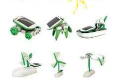 Solar Powered 6 In 1 Robot Kit Diy Educational Toy