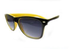 Sunglass Wayfarer Black-yellow