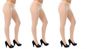 Socks & stockings - Wetex Premium Valvety Soft Opaque Nude Tights Pack Of 3 Free Size (product Code - 80 D Skin -po-3 )