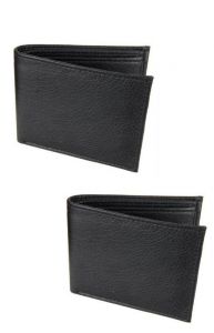 Wallets (Men's) - Executive Men''s Black Leather Wallet - Buy 1 Get 1 Free