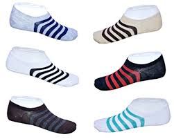 Socks & stockings - Set Of 6 Pairs Invisible Designer No Show Loafer Socks For Women