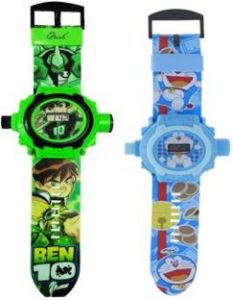 Toys (Misc) - Buy 1 Get 2 Cartoon Projector & Digital Watch For Kids 24 Images
