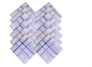 Men's Accessories - Mrichifly Striped Handkerchief Set Of 12