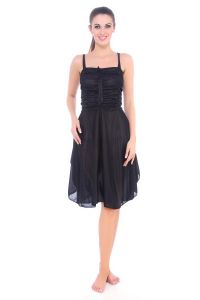 tng,fasense,soie Sleep Wear (Women's) - Fasense Women Satin Slip Nightwear Sleepwear Short Nighty DP057 B
