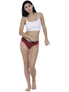 Clovia,Kalazone,Jpearls,Fasense,La Intimo Lingerie - Maroon Basiics By La Intimo Women's Picante Spicy Hipster Panty - ( Code -BCPHP01MN0 )