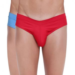 Men's Wear - Fanboy Style Brief Basiics by La Intimo (Pack of 2 ) - ( Code -BCSSS03B0130 )