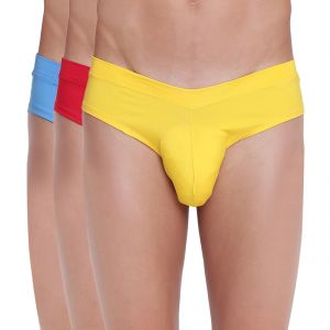 Briefs (Men's) - Fanboy Style Brief Basiics by La Intimo (Pack of 3) - ( Code -BCSSS03C1360)