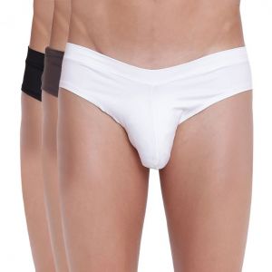 Men's Wear - Fanboy Style Brief Basiics by La Intimo (Pack of 3 ) - ( Code -BCSSS03C25A0 )