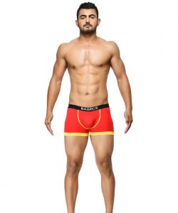 Men's Wear - BASIICS - Bold Micro Sport Red Trunk - ( Code - BCSTR02RD0 )
