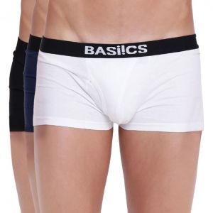 Men's Wear - Hot Hunk Trunk Basiics by La Intimo (Pack of 3 ) - ( Code -BCSTR04C2580 )