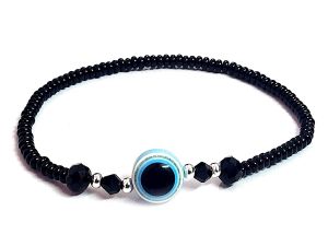 Fashion, Imitation Jewellery - Evil Eye Lucky Protection Charm Fancy Bracelet For Men & Women ( Code EVL2MMBR )