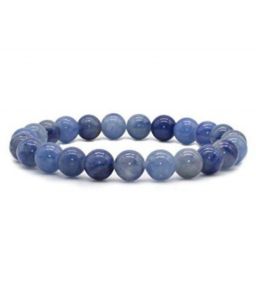Bangles, Bracelets (Imititation) - Natural Blue Aventurine  Crystal Bracelet For Men And Women ( Code BLUAVEPBR )