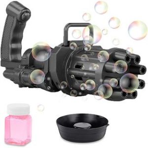 Toys (Misc) - 8-Hole Electric Bubbles Toy Gun for Boys and Girls