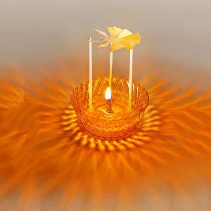 Faith & Beliefs - Self Rotation Reflection Diya (Set of 1)