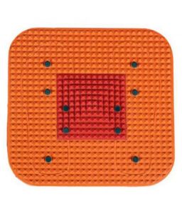 Gym Equipment - SNR Acupressure Magnetic Equipment Orange 5 mm Mat