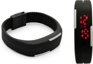 slim digital sports watch