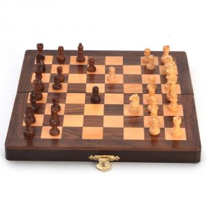 Handicrafts - Vivan Creation Designer Wooden Chess Board Handicraft Gift -115