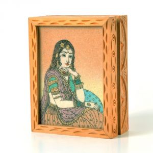 Women's Accessories - Vivan Creation Precious Gemstone Painting Jewelry Box Gift -123