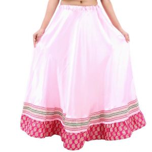 Skirts, Trousers - Vivan Creation Shree Mangalam Mart Designer Satin Long Lehenga Free Size (Product Code - SMSKT750)
