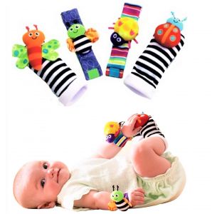 Toys (Misc) - Kuhu Creation Baby Rattle Toys Garden Bug Wrist Rattle