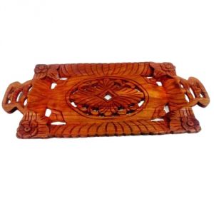 Kitchen Utilities, Appliances - OMLITE Wooden Tray - ( Code - 13 )