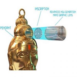 Yantras - Shri Hanuman Chalisa Yantra With Gold Plated Chain- Beware Of Fake