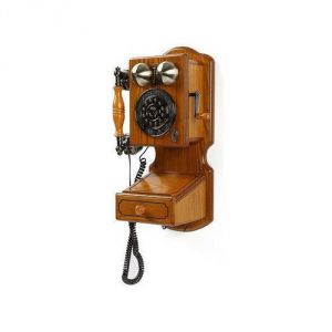 Telephones (Misc) - OMLITE Antique Wooden Telephone - ( Code - 41 )