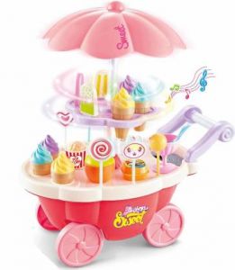 Battery Operated Toys - Multi Color Sweet Shopping Cart - (Code SWS001)