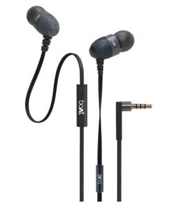 Earphones and headphones - Balaji Boat Bassheads 225 In-ear Super Extra Bass Headphones ( Black )