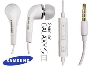 Samsung Mobile Phones, Tablets - Original Samsung Handsfree Earphone With 3.5mm Jack Whiteline