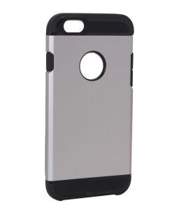 Carry cases and pouches for mobile - Spigen Silver Silicone Back Cover For Apple iPhone 6