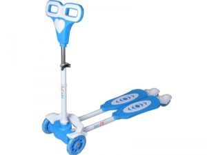 Home Basics Modern Self Propelled 4 Wheel Zippy Scooter For Kids Home Basics Modern Self Propelled 4 Wheel Zippy Scooter For Kids