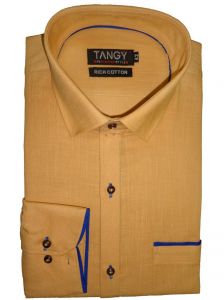 Men's Wear - Tangy Men's Wear Plain Full Shirt-(code-149501)