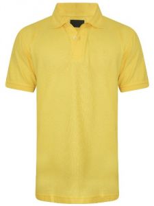 T Shirts (Men's) - Tangy Mens Yellow Polo T-Shirt code - 159506