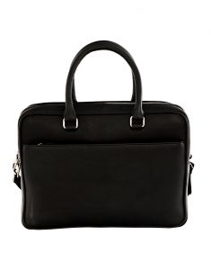 Laptop Bags - JL Collections Black Leather Laptop Executive Messenger Bag for Unisex