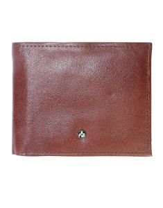 Wallets (Men's) - JL Collections 4 Card Slots Men's Brown Leather Wallet