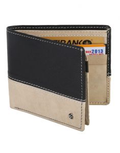 Wallets (Men's) - JL Collections Men's Genuine Leather Wallet (12 Card Slots) ( Code - JL_MW_3075_BK_BR)