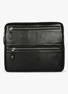 Planners, Organizers - JL Collections Black Leather document Holder (Product Code - LI-3398)