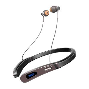 Headphones - Ubon CL-25 Wireless Neckband Earphones with 15 Hour Battery Life Bluetooth Headset  (Black, In the Ear)